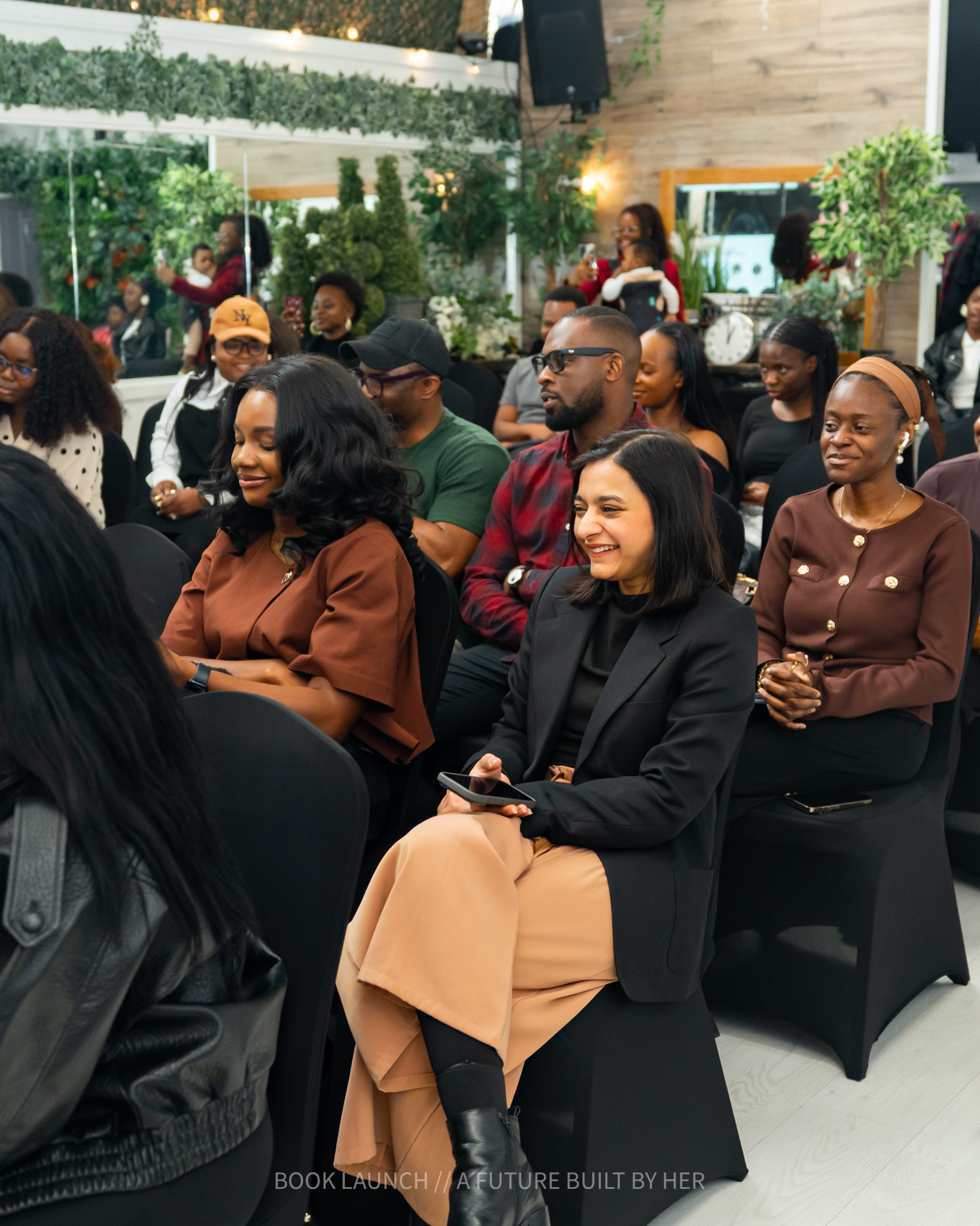Attendees at the book launch event